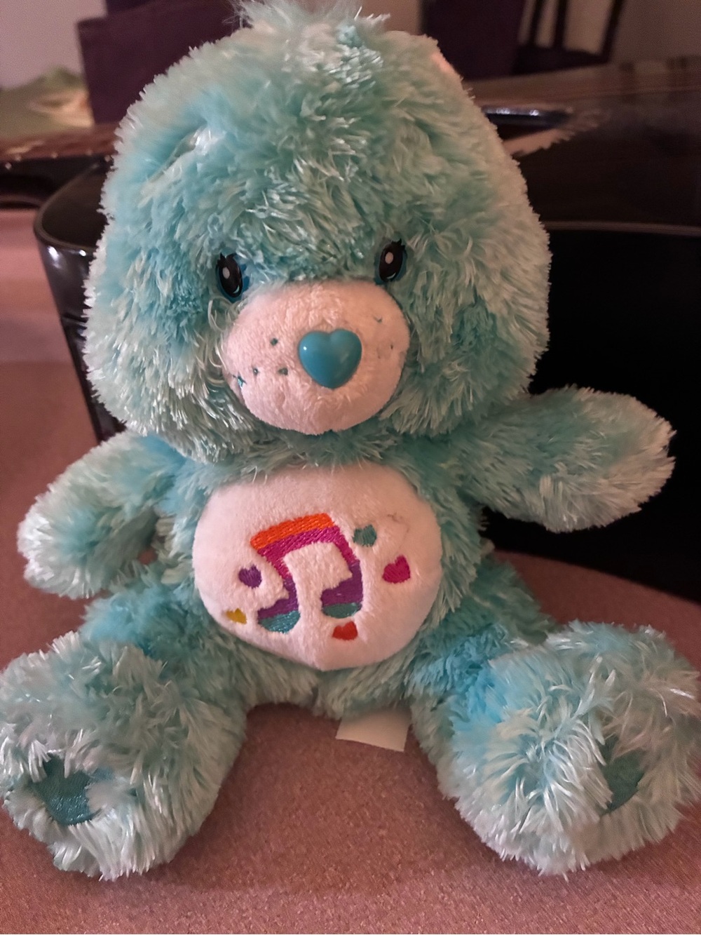 Vintage Care Bears Blue Heart Song